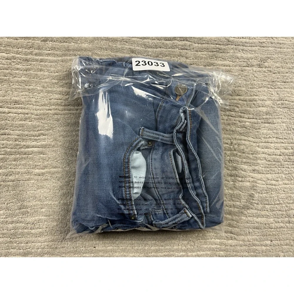 Time and Tru Jeans Womens‎ 14 Blue Denim Cotton Blend High Rise Skinny